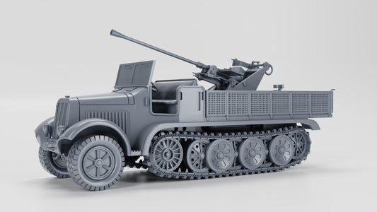 Bolt Action Battlegroup Sd.Kfz.6-2 - 3.7cm Flak 36 Auf 5t Zugkraftwagen (Germany, WW2) Various Scales