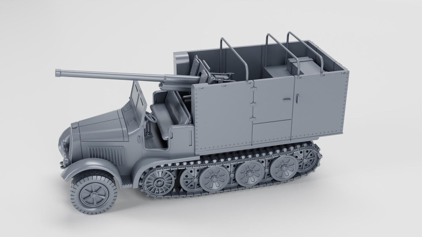 Bolt Action Battlegroup Sd.Kfz.6-3 - 7.62cm Pak 36 (r) Auf 5t Zugkraftwagen  (Germany, WW2) Various Scales