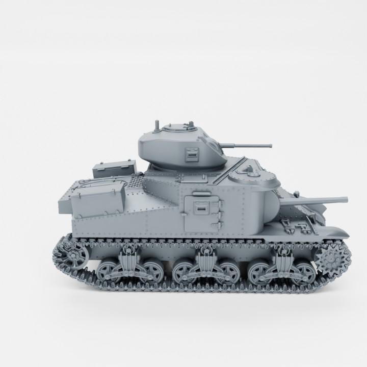 Bolt Action Battlegroup M3 Grant Medium Tank (UK, WW2) Various Scales