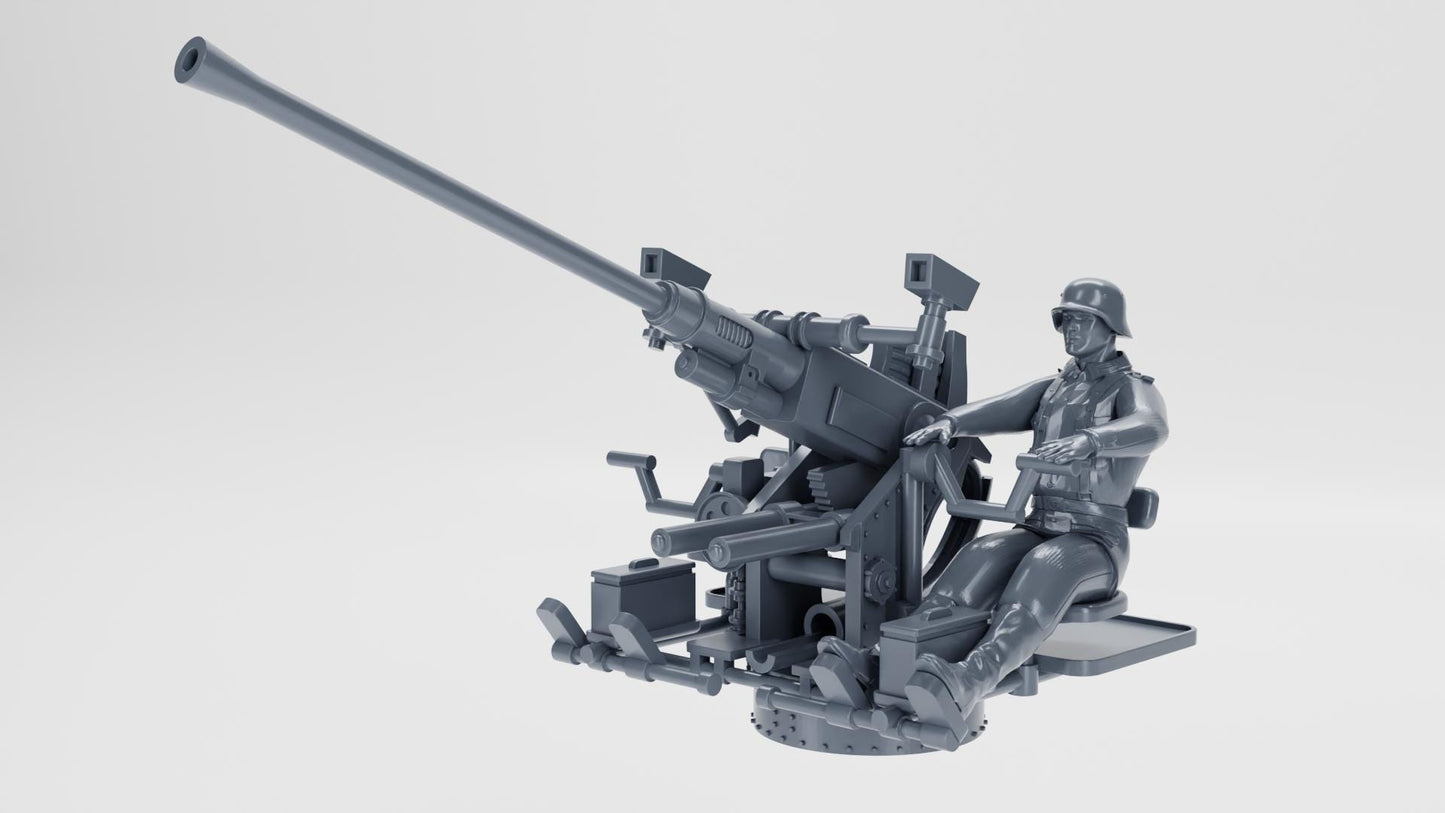 Bolt Action Battlegroup Opel Blitz with Bofors 40mm FLAK 28 (Germany, WW2) Various Scales