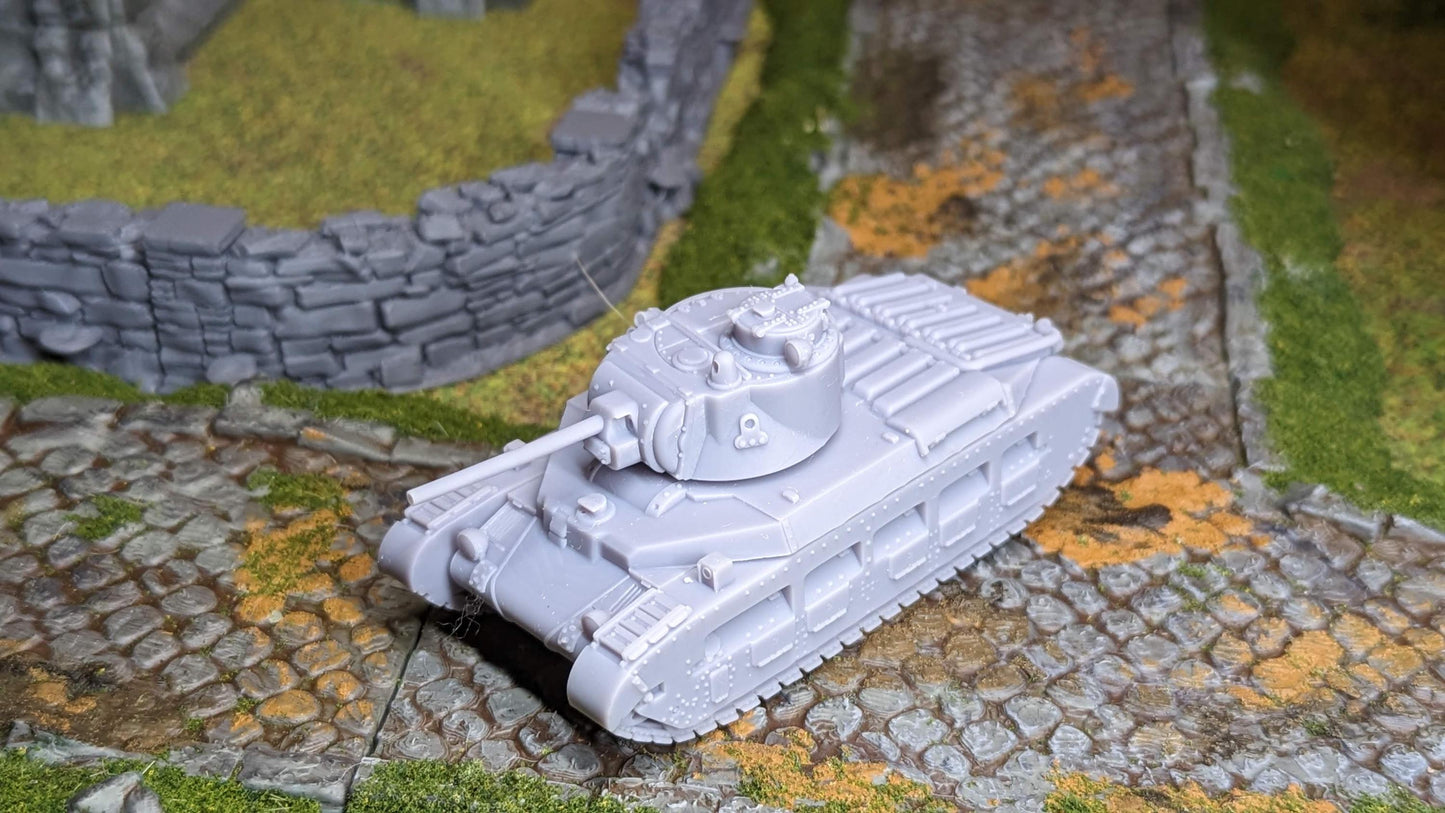 Bolt Action Battlegroup matilda-ii-mk-iv-with-zis-5-76mm(uk, ww2) Various Scales