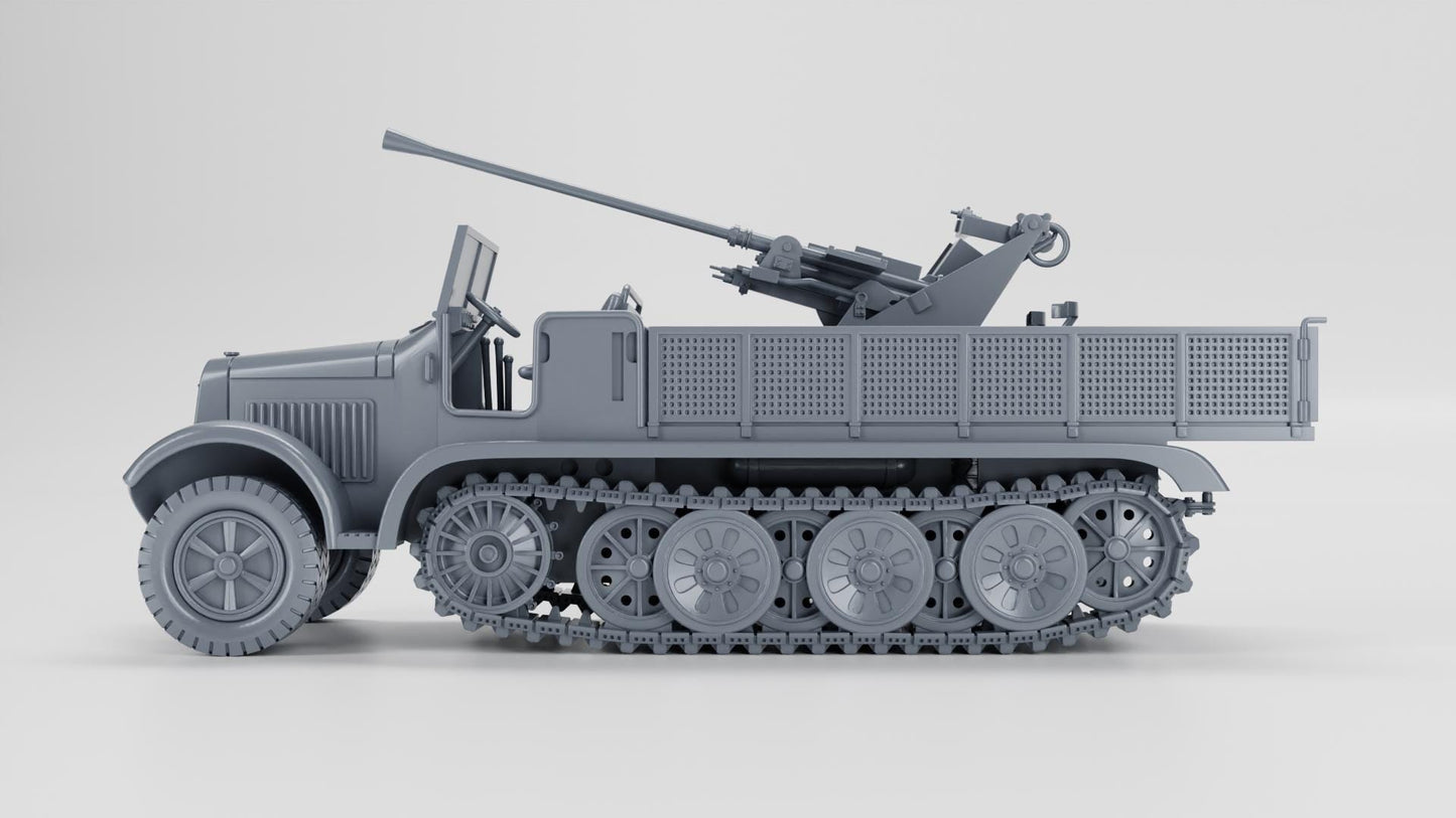 Bolt Action Battlegroup Sd.Kfz.6-2 - 3.7cm Flak 36 Auf 5t Zugkraftwagen (Germany, WW2) Various Scales