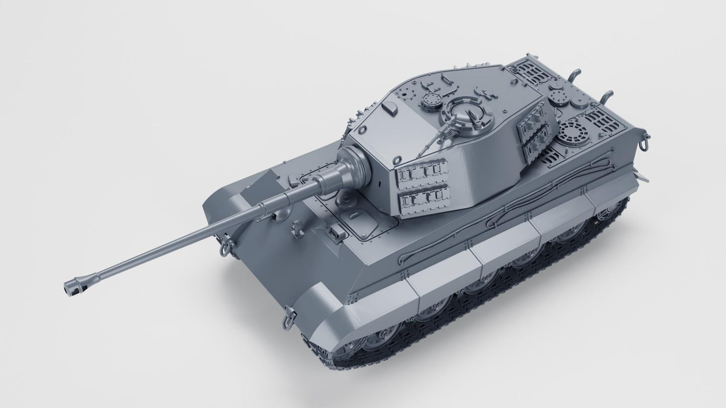 Tiger II Ausf.B - Henschel turret (Germany, WW2) Various Scales