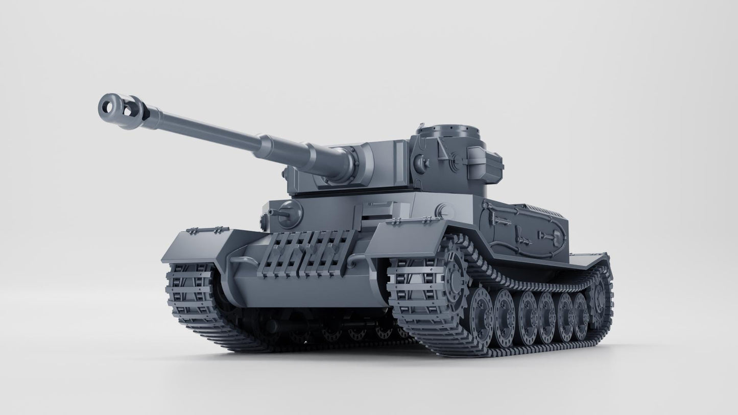 Battlegroup Tiger I  - Porsche Tiger - VK 45.01(P) (Germany, WW2) Various Scales