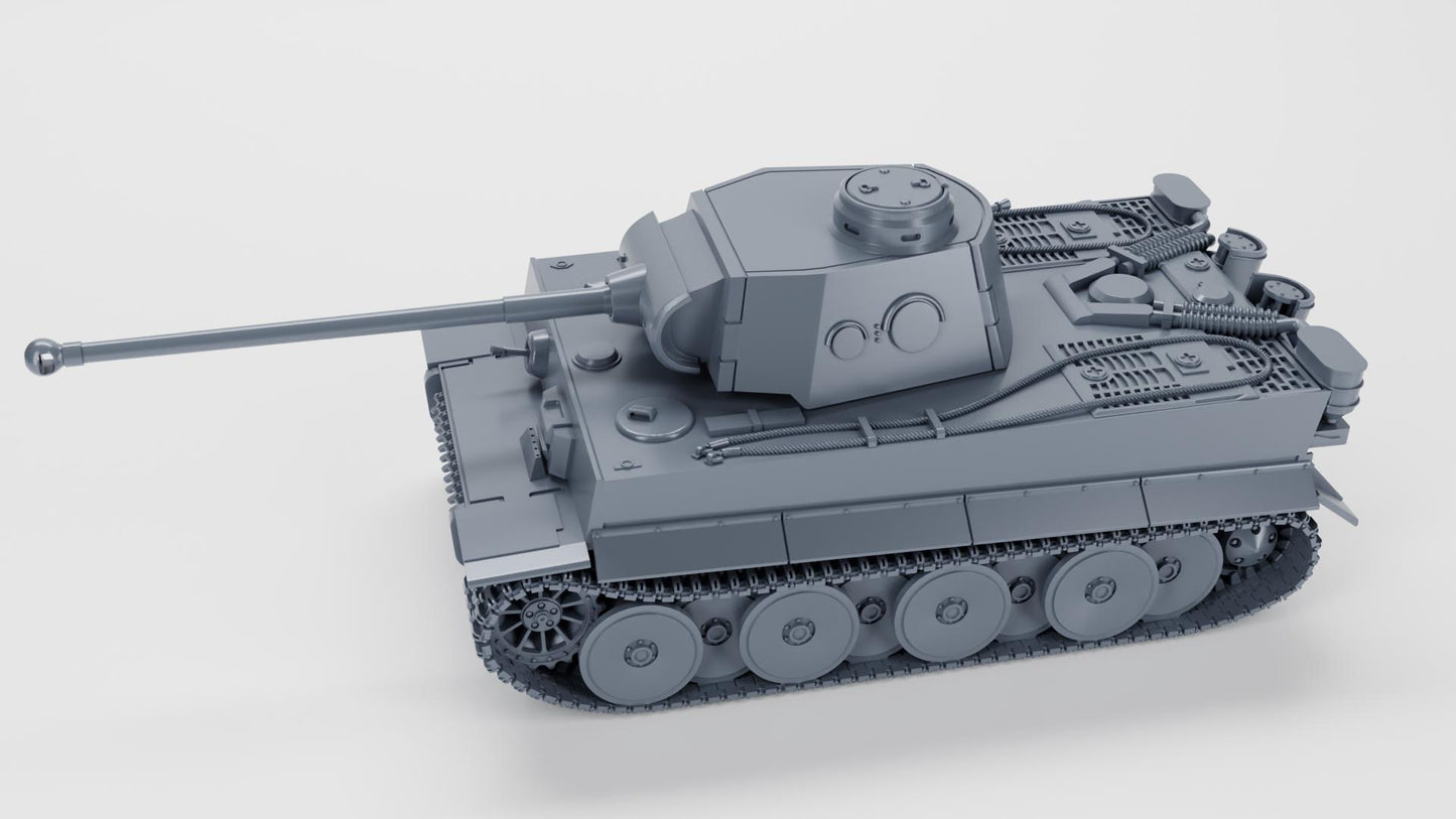 Battlegroup Tiger I - VK45.01(H2) with 7.5cm KwK L70( Germany, WW2) Various Scales